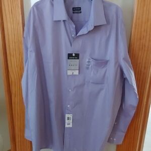 Van Heusen Men's Light Purple Dress Shirt